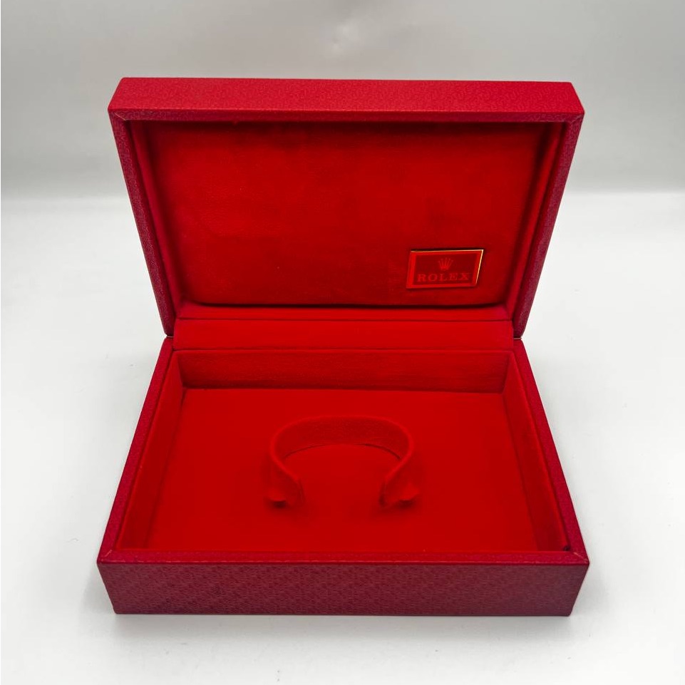 Rolex Vintage Genuine Red Presentation Empty Watch Box 600002 W Outer Box
